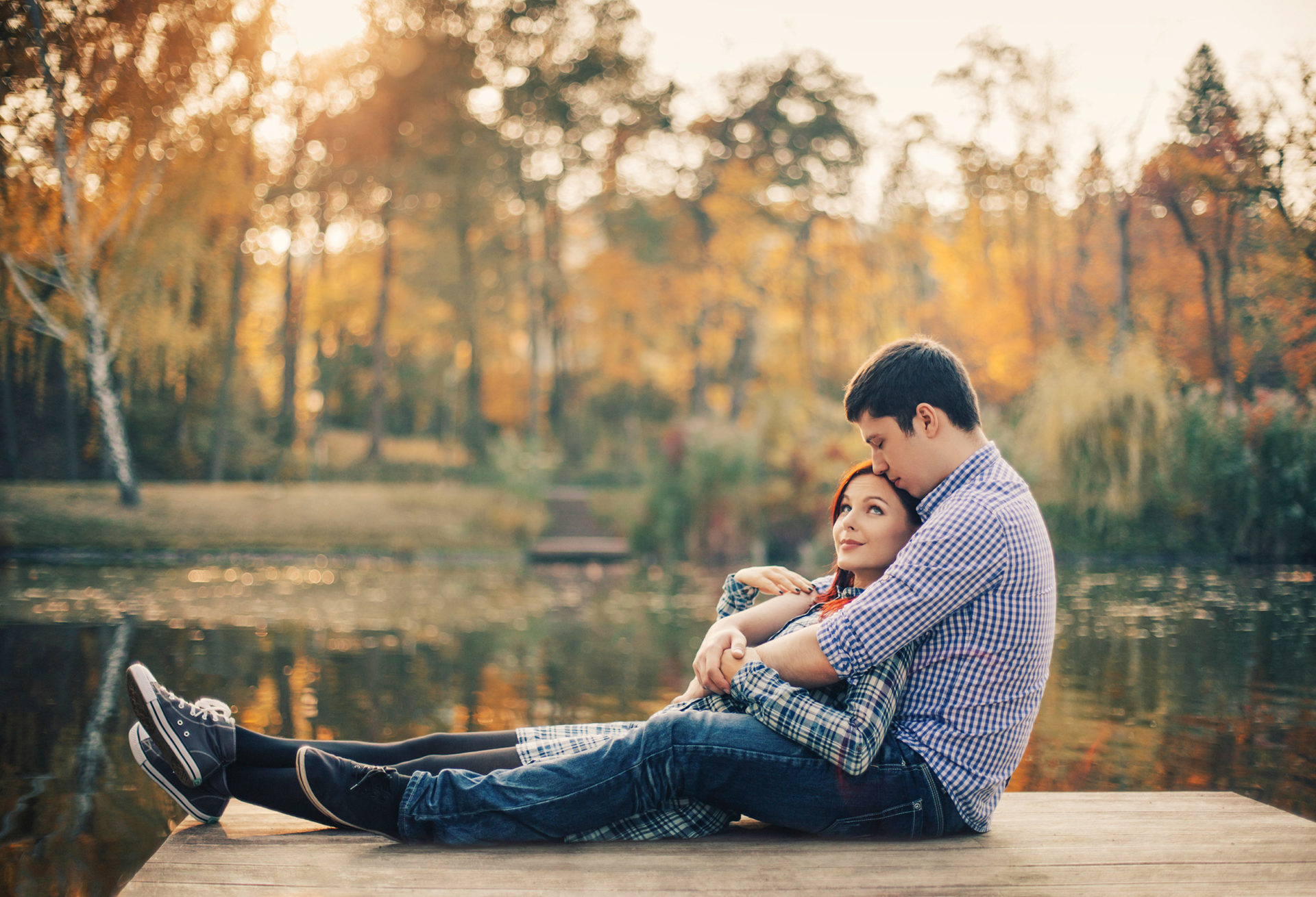 Couple infront of Lake